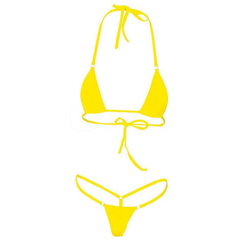 Micro Mini Bikini Thong Underwear G-String Bra
