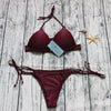 Image of Solid Color Push Up Bra