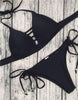 Image of Brazilian Cross Hollow Cross Strap  Push Up  Bikini Set