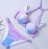 Image of Mermaid 4 Gradient Shell Bikini Set