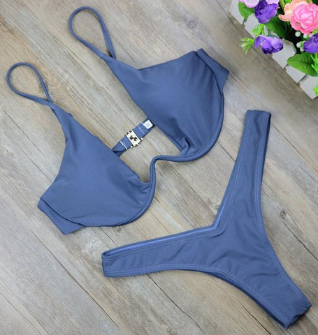 New high cut thong bathing suit