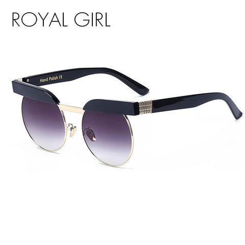 Semi-Rimless Sunglasses