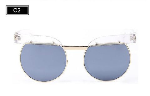 Semi-Rimless Sunglasses