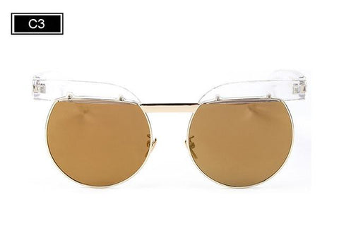 Semi-Rimless Sunglasses