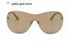 Image of Aqua Rimless Sunglasses