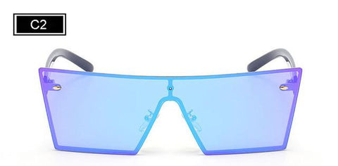 Square Frame Women's Rimless Sunglasses