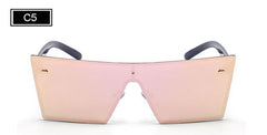 Square Frame Women's Rimless Sunglasses