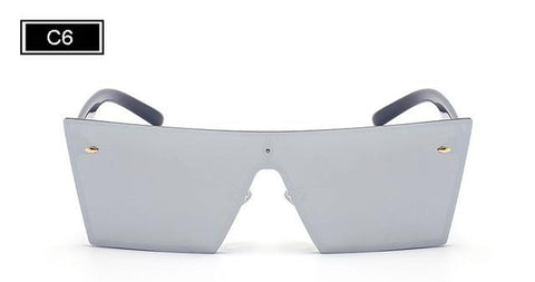 Square Frame Women's Rimless Sunglasses
