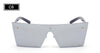 Image of Square Frame Women's Rimless Sunglasses
