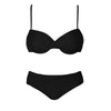 Image of Retro Solid Bikini Set
