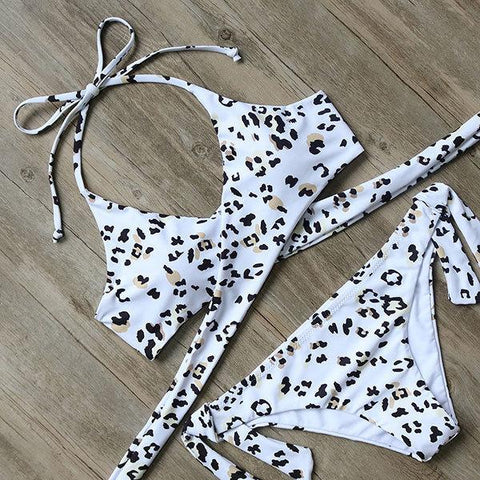 Cross Brazilian Bikinis Push Up Bikini Set