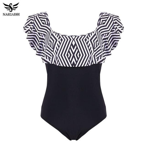 Ruffle Swimsuit One Piece  Women Bathing Suits