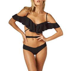Ruffle Style Push-up Bikini Set