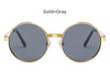 Image of Vintage  Men Women Gothic Steampunk Round Sunglasses