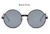 Image of Vintage  Men Women Gothic Steampunk Round Sunglasses