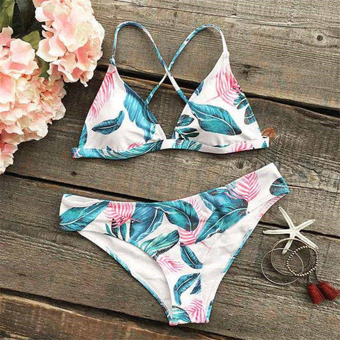 Reversible Print Bikini Set