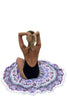 Image of Bohemian Tassel Round Beach Towel Yoga Mat
