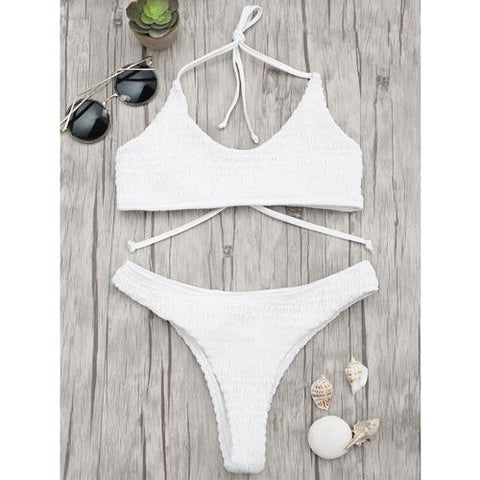 Smocked Bikini Set