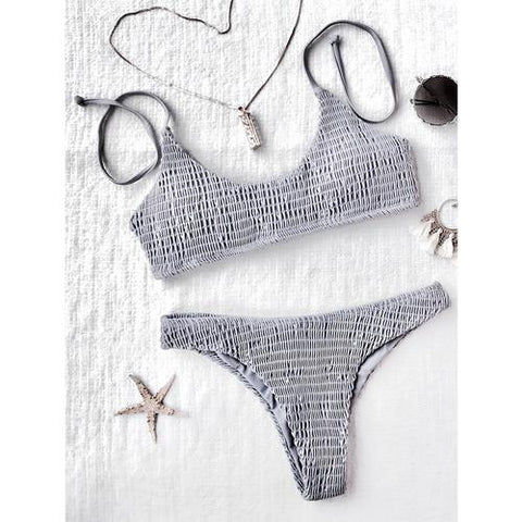 Smocked Bikini Set