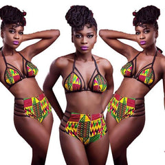 African Style Bikini Set