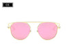Image of Fashion Round Frame Cat's Eye Sunglasses