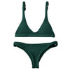 Image of Solid Color  Brazilian Bikini Set