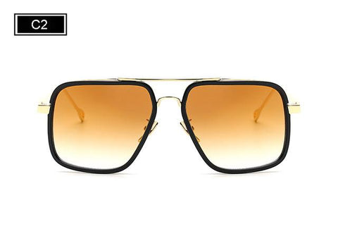 Metal Bran designer Mirror Glasses