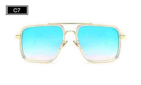 Metal Bran designer Mirror Glasses