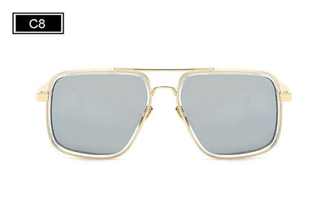 Metal Bran designer Mirror Glasses