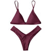 Image of High Cut Soft Pad Spaghetti Strap Thong Swimwear
