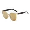 Image of Metal Frame Cat Eye Sunglasses