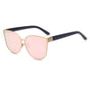 Image of Metal Frame Cat Eye Sunglasses