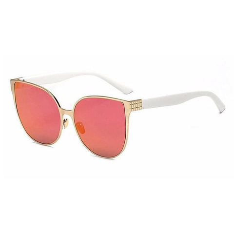 Metal Frame Cat Eye Sunglasses