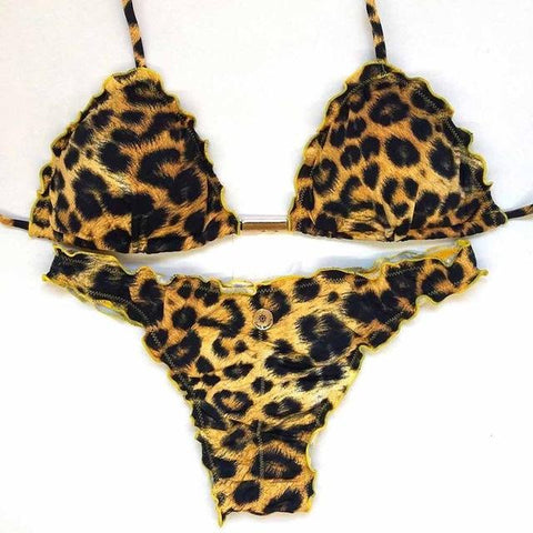 Printed Bikini  Set Push Up