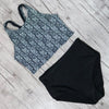 Image of Black Swimsuit Women High Waist Bikini Set