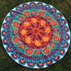 Image of Round Printing Hippie Tapestry Beach Throw