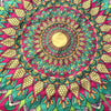 Image of Round Printing Hippie Tapestry Beach Throw