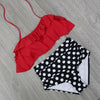 Image of Double Ruffle Swimwear