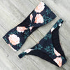 Image of Floral  Print  Brazilian Thong Bikinis Set