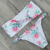 Image of Floral  Print  Brazilian Thong Bikinis Set