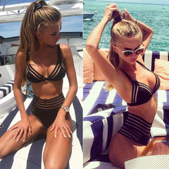 Hollow Out Bikini Set