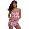 Image of Floral Two Piece Push Up High Waisted Bathing Suit