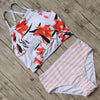 Image of Black Swimsuit Women High Waist Bikini Set