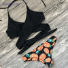 Image of Floral Printed  Halter Bikinis Set