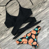 Image of Floral Printed  Halter Bikinis Set