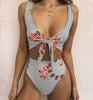 Image of Floral High Waist Bikini Set