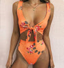 Image of Floral High Waist Bikini Set