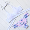 Image of Printed Cut Up Swimsuit