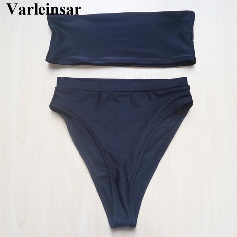 Two Pieces  High Waist Bikini Set