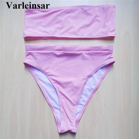 Two Pieces  High Waist Bikini Set